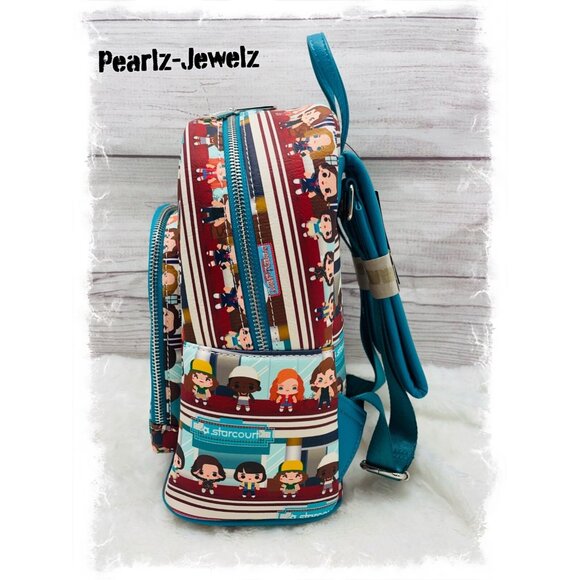 Loungefly Stranger Things Starcourt Mall Chibi Mini Backpack NWT main image 6